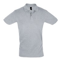 POLO PIQ M/M 3 BOT PERFECT MEN CINZENTO MATIZADO